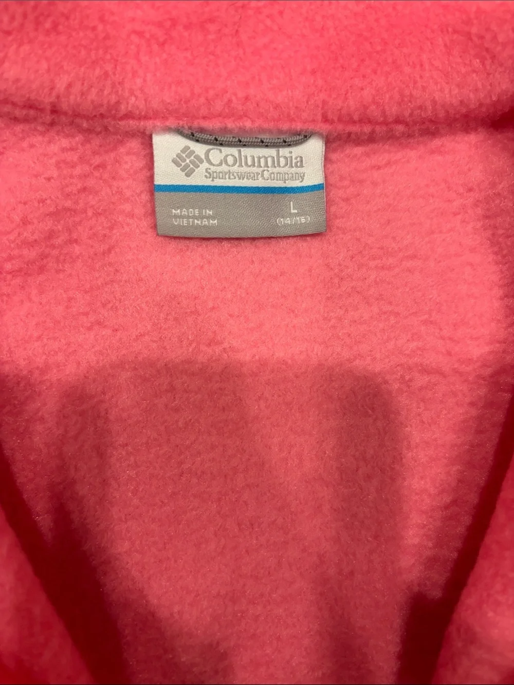 Columbia lightweight fleece
